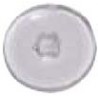 Plaquettes PVC 9mm symétrique souple100 paires vis