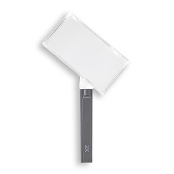 Loupe à main rectangulaire x2